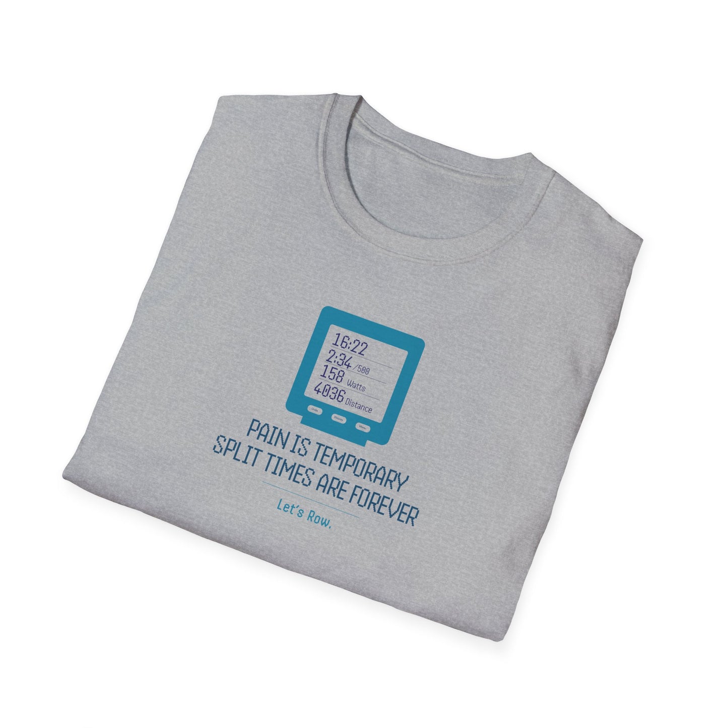 Pain Is Temporary — Monitor Edition | Premium Rowing Tee