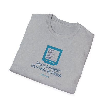 Pain Is Temporary — Monitor Edition | Premium Rowing Tee