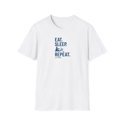 Eat Sleep Erg Repeat — Icon Edition | Premium Rowing Tee - RR