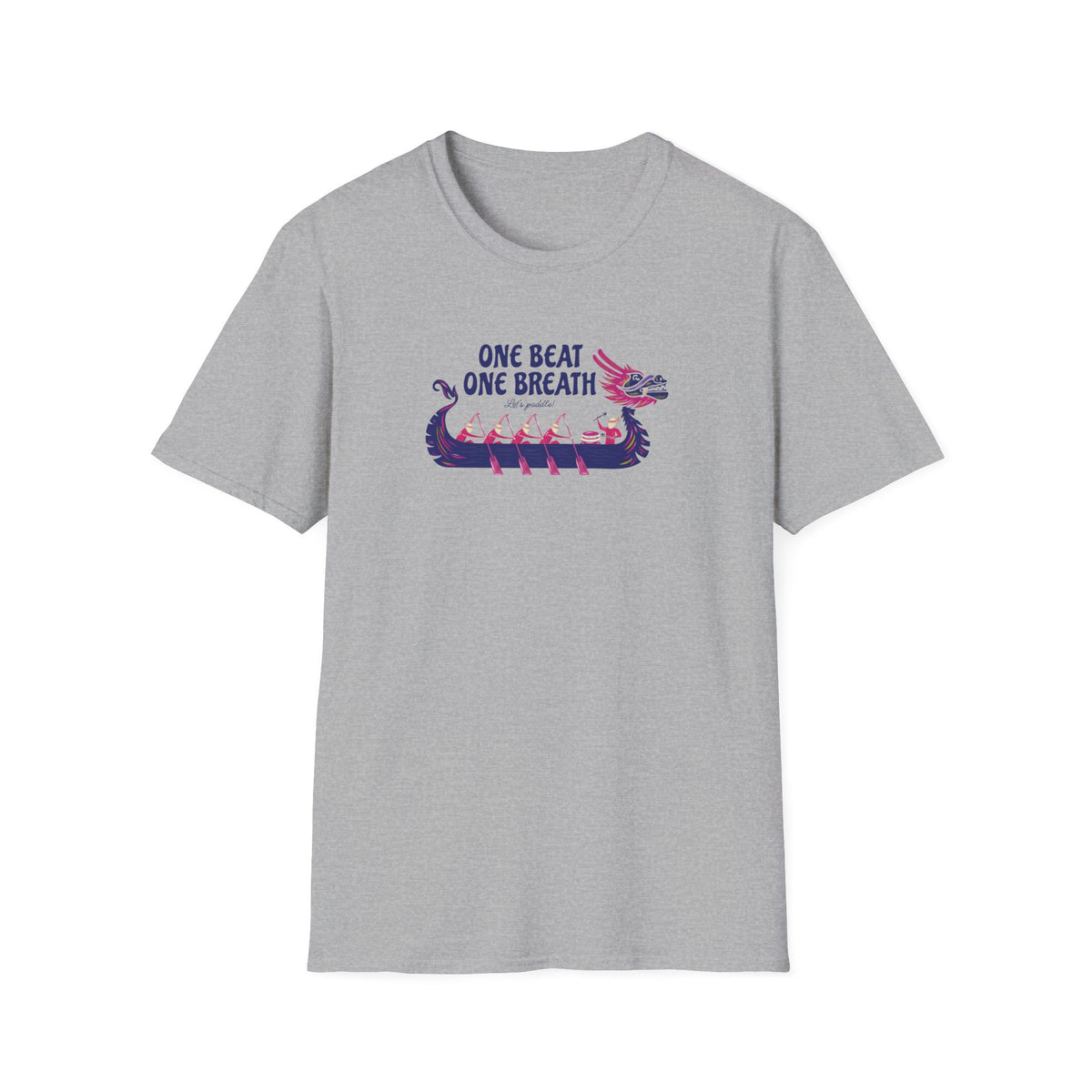 One Beat One Breath Dragon Boat T-Shirt | Premium Paddling Tee - RR