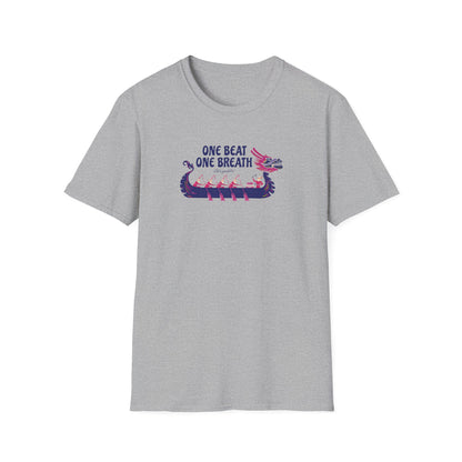 One Beat One Breath Dragon Boat T-Shirt | Premium Paddling Tee - RR