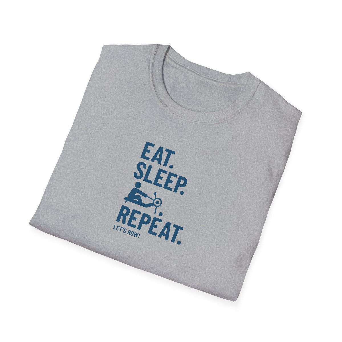 Eat Sleep Erg Repeat — Icon Edition | Premium Rowing Tee - RR