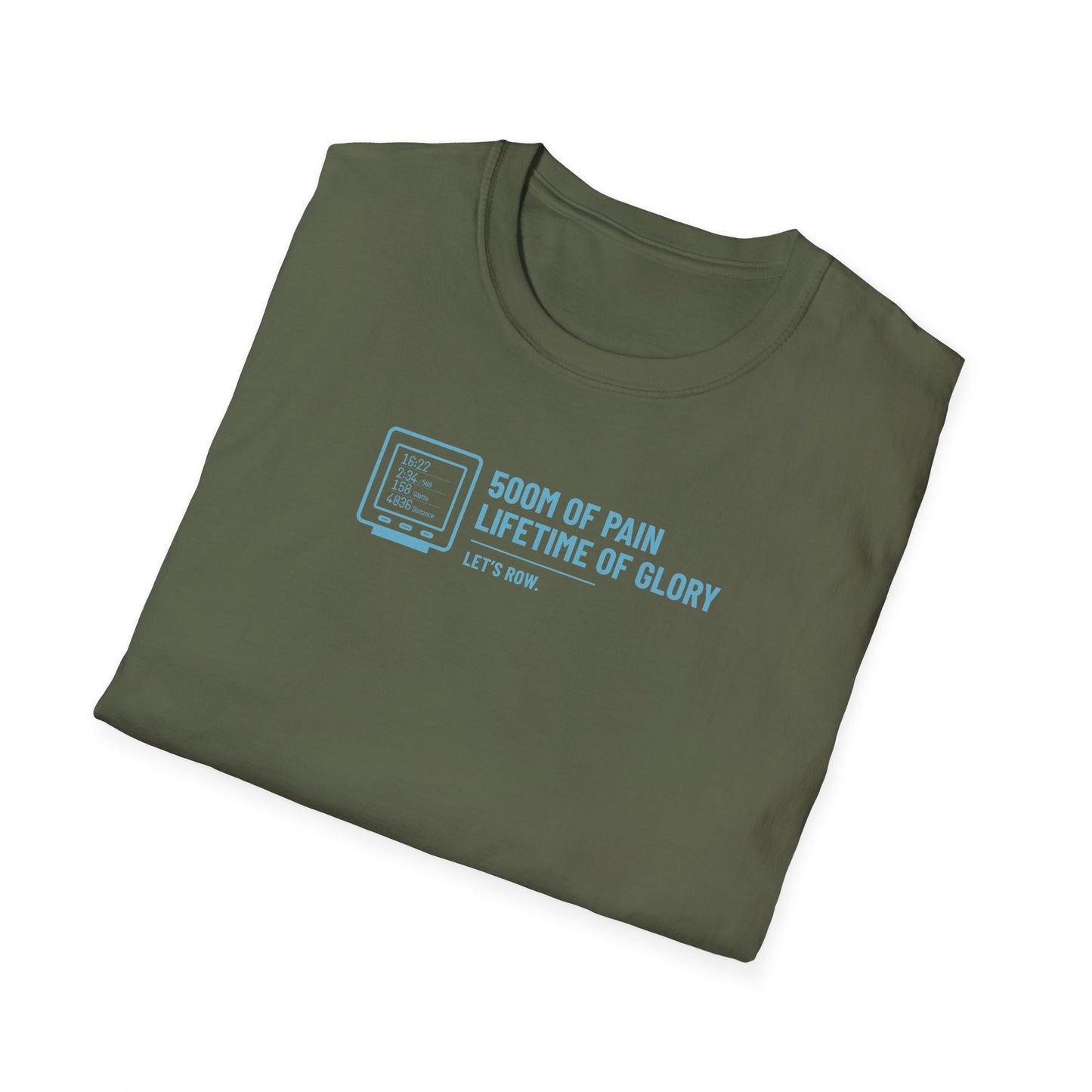 500M of Pain — Split Screen Edition | Premium Rowing Tee