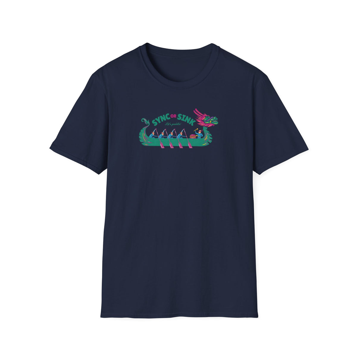 Sync or Sink | Dragon Boat Shirt | Premium Paddling Tee - RR