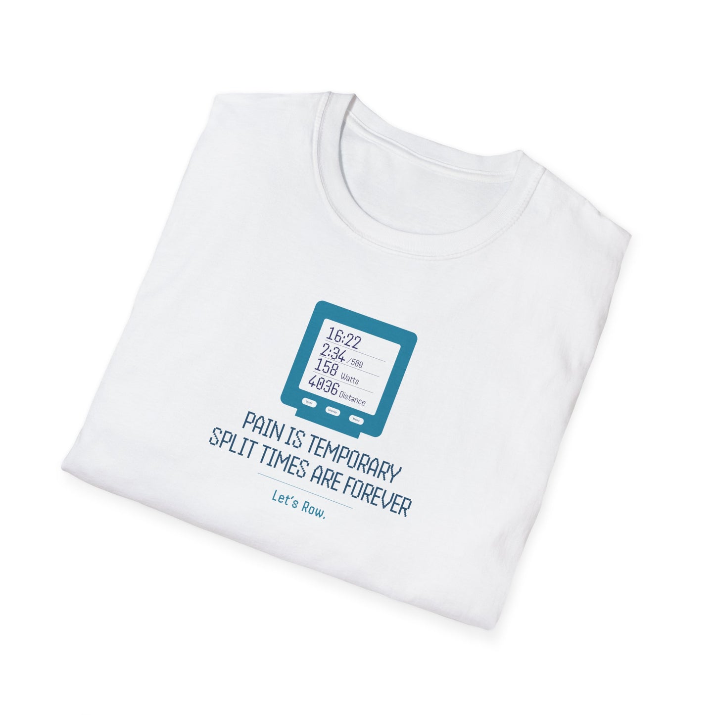 Pain Is Temporary — Monitor Edition | Premium Rowing Tee