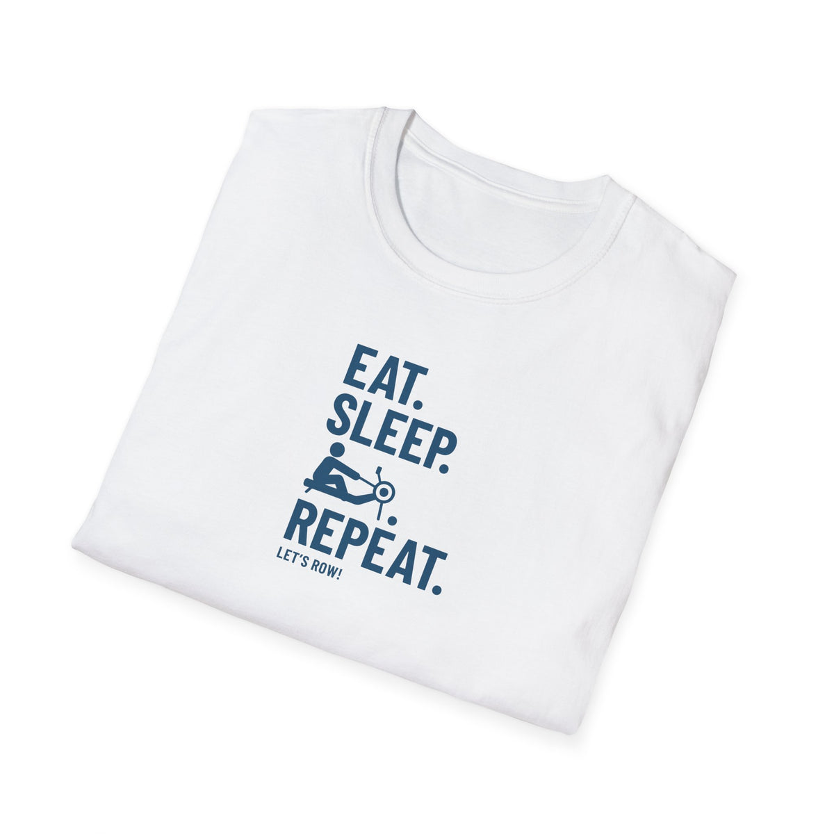 Eat Sleep Erg Repeat — Icon Edition | Premium Rowing Tee - RR