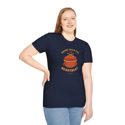 Drum Calls the Heartbeat Dragon Boat T-Shirt | Premium Paddling Tee