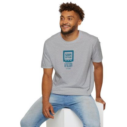 500M of Pain — Vertical Monitor Edition | Premium Rowing Tee