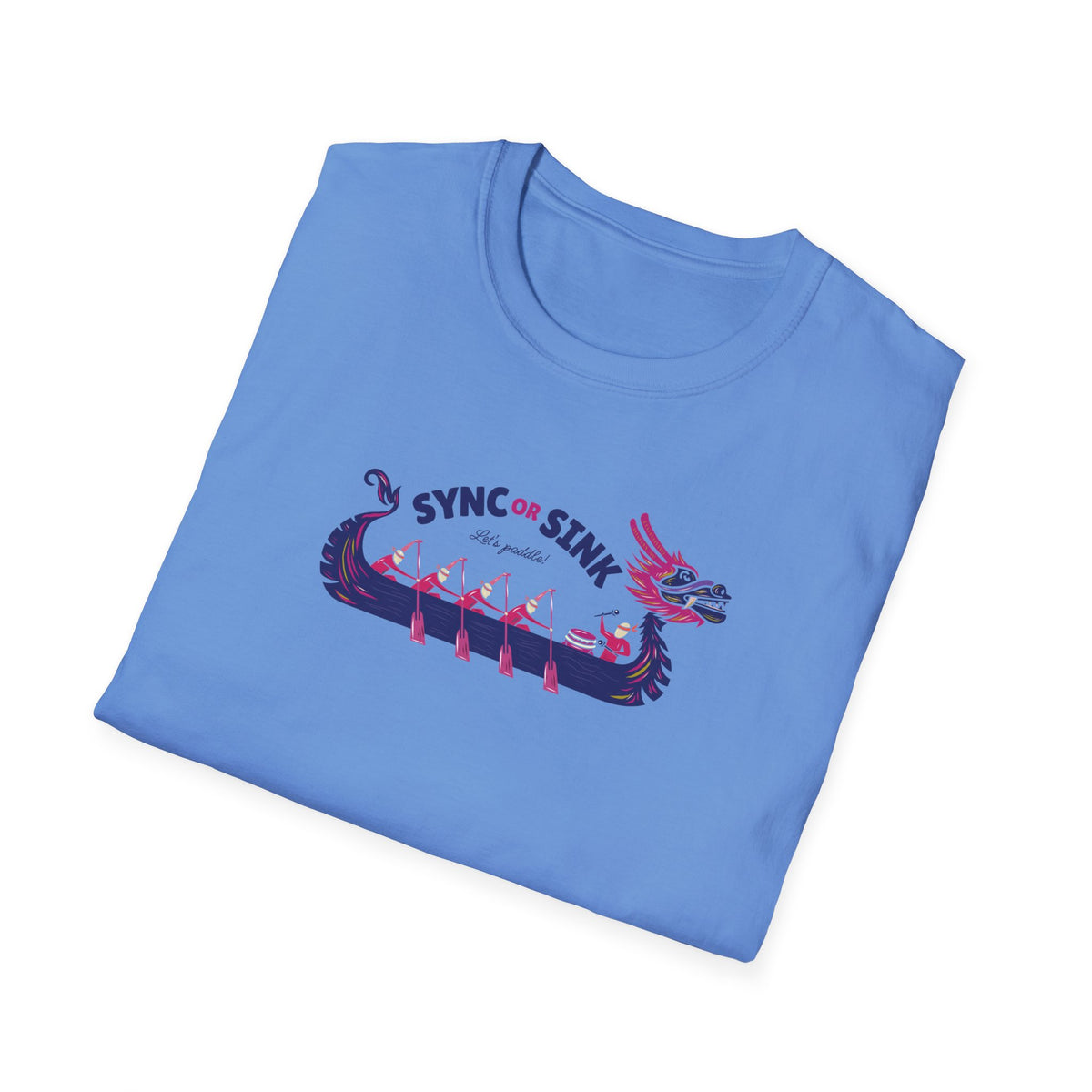 Sync or Sink | Dragon Boat Shirt | Premium Paddling Tee - RR