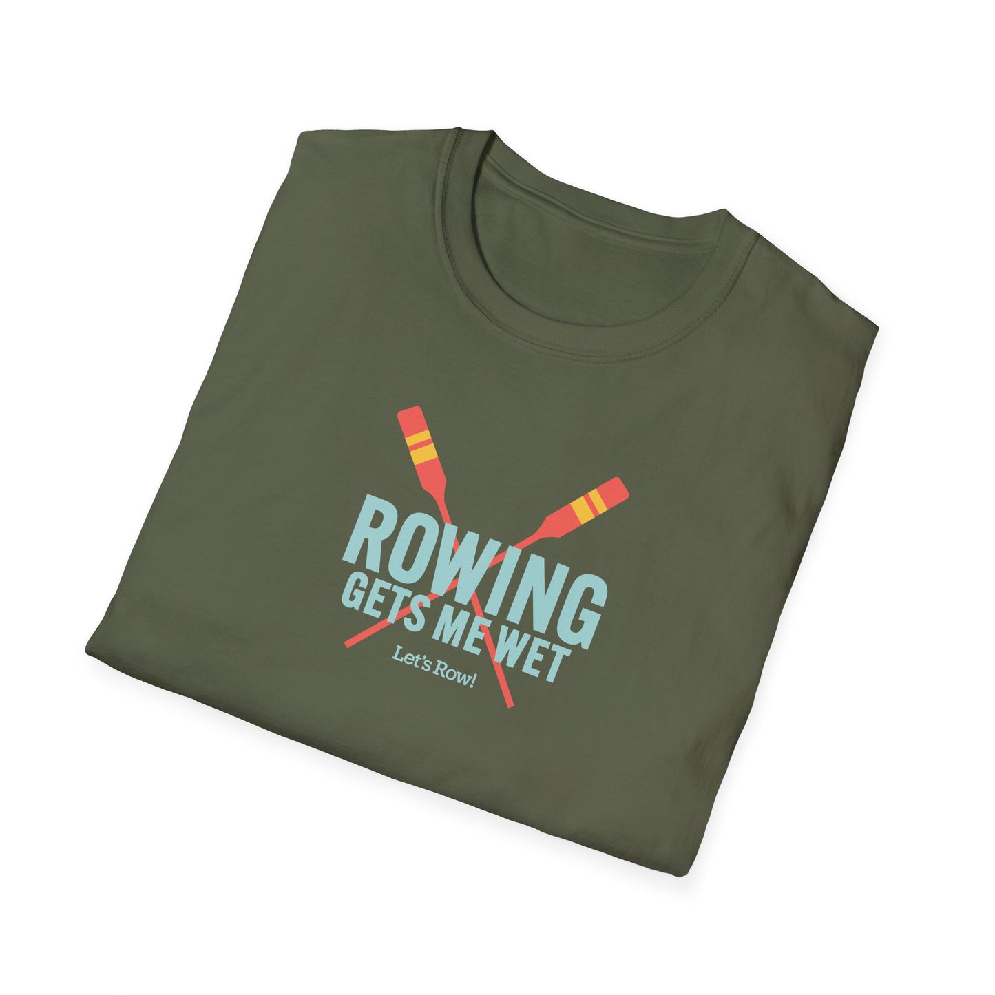 Rowing Gets Me Wet | Premium Rowing Tee