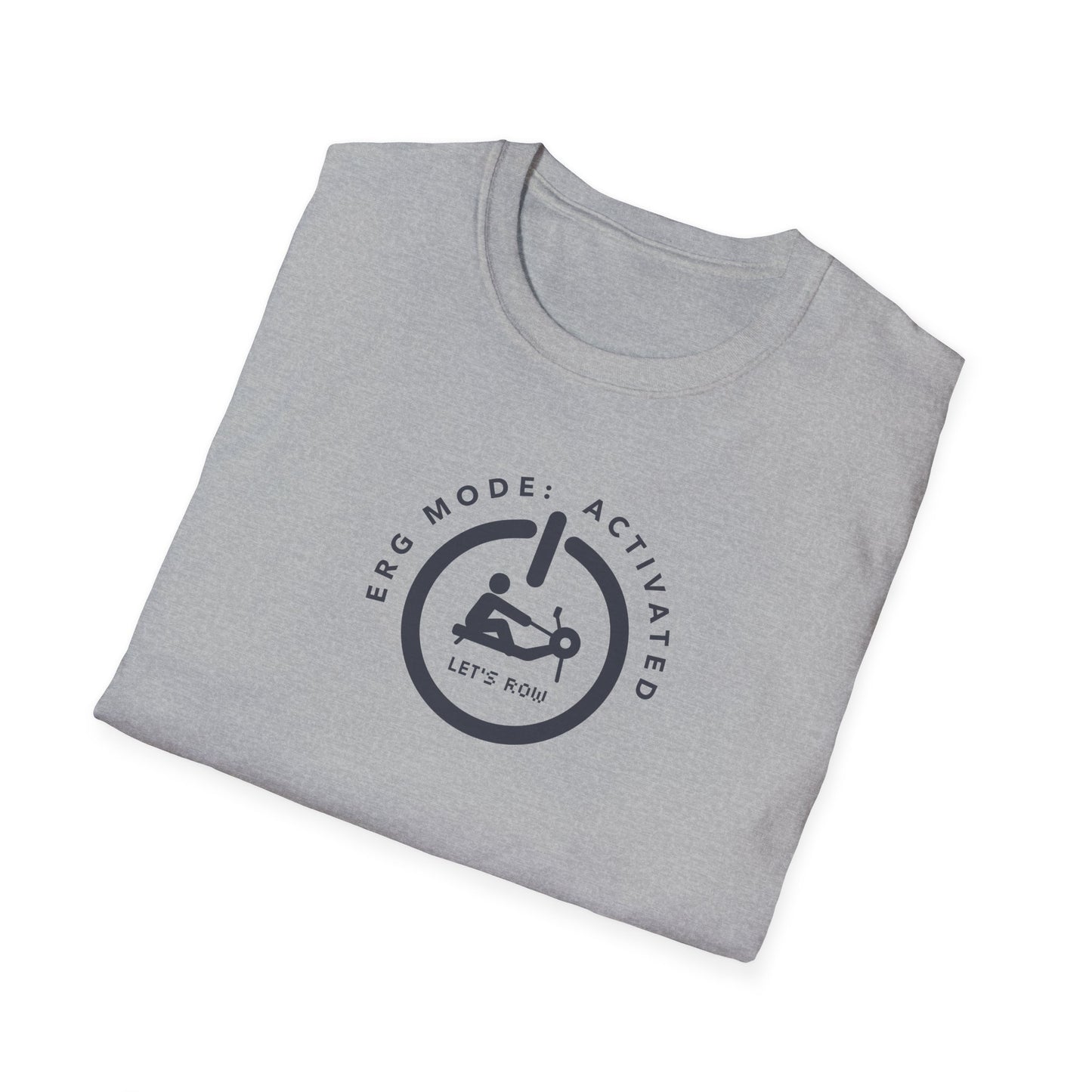 Erg Mode Activated — Full Badge Edition | Premium Rowing Tee