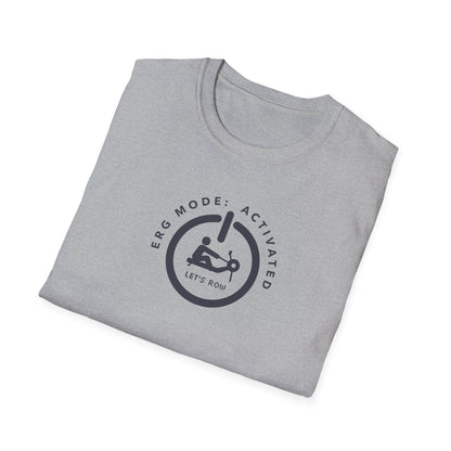 Erg Mode Activated — Full Badge Edition | Premium Rowing Tee