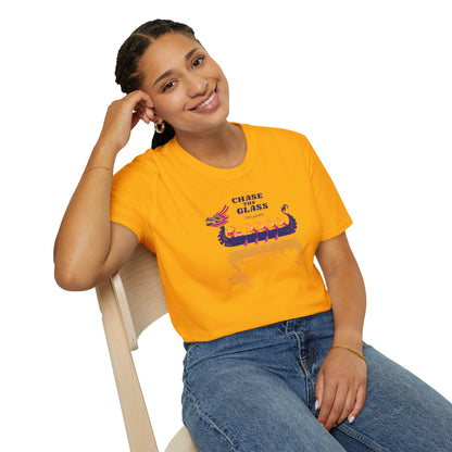 Chase the Glass Dragon Boat T-Shirt | Premium Paddling Tee - RR