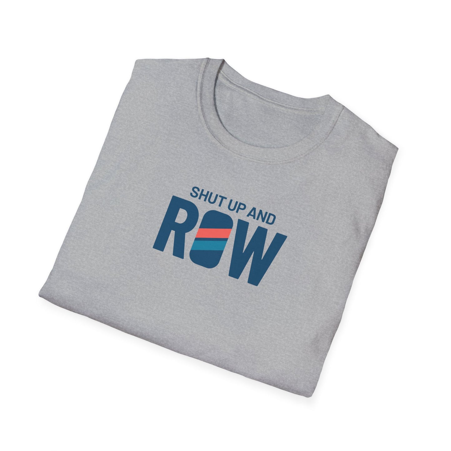 Shut Up and Row — Stripe Icon Edition | Premium Rowing Tee