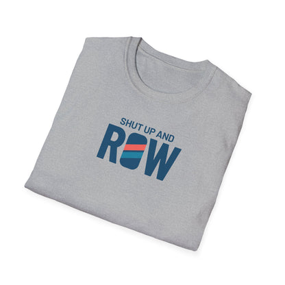 Shut Up and Row — Stripe Icon Edition | Premium Rowing Tee