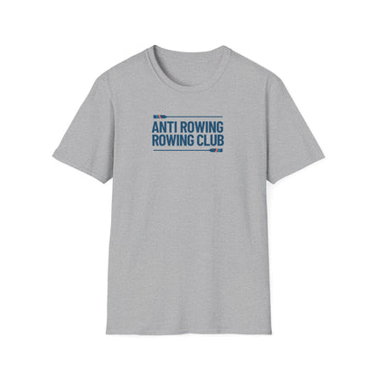 Anti Rowing Rowing Club — Stripe Oar Edition | Premium Rowing Tee
