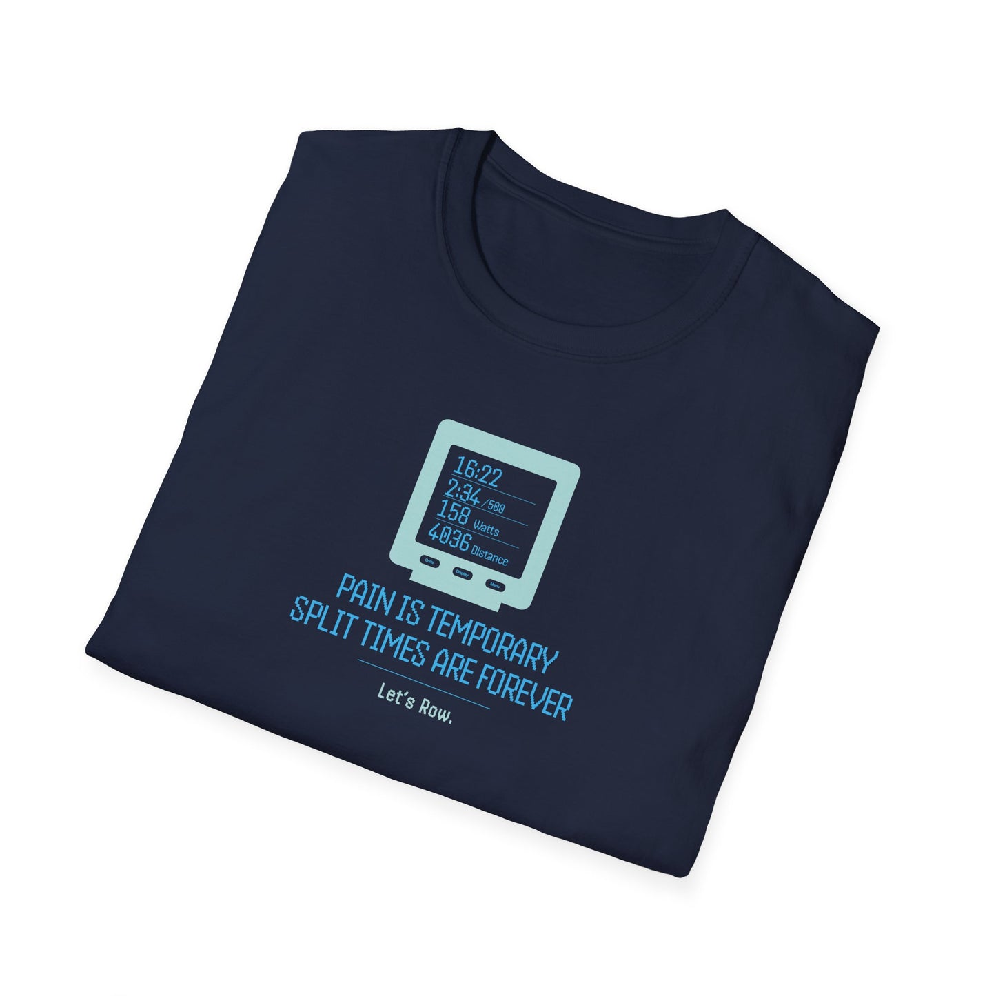 Pain Is Temporary — Monitor Edition | Premium Rowing Tee