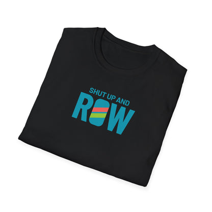 Shut Up and Row — Stripe Icon Edition | Premium Rowing Tee