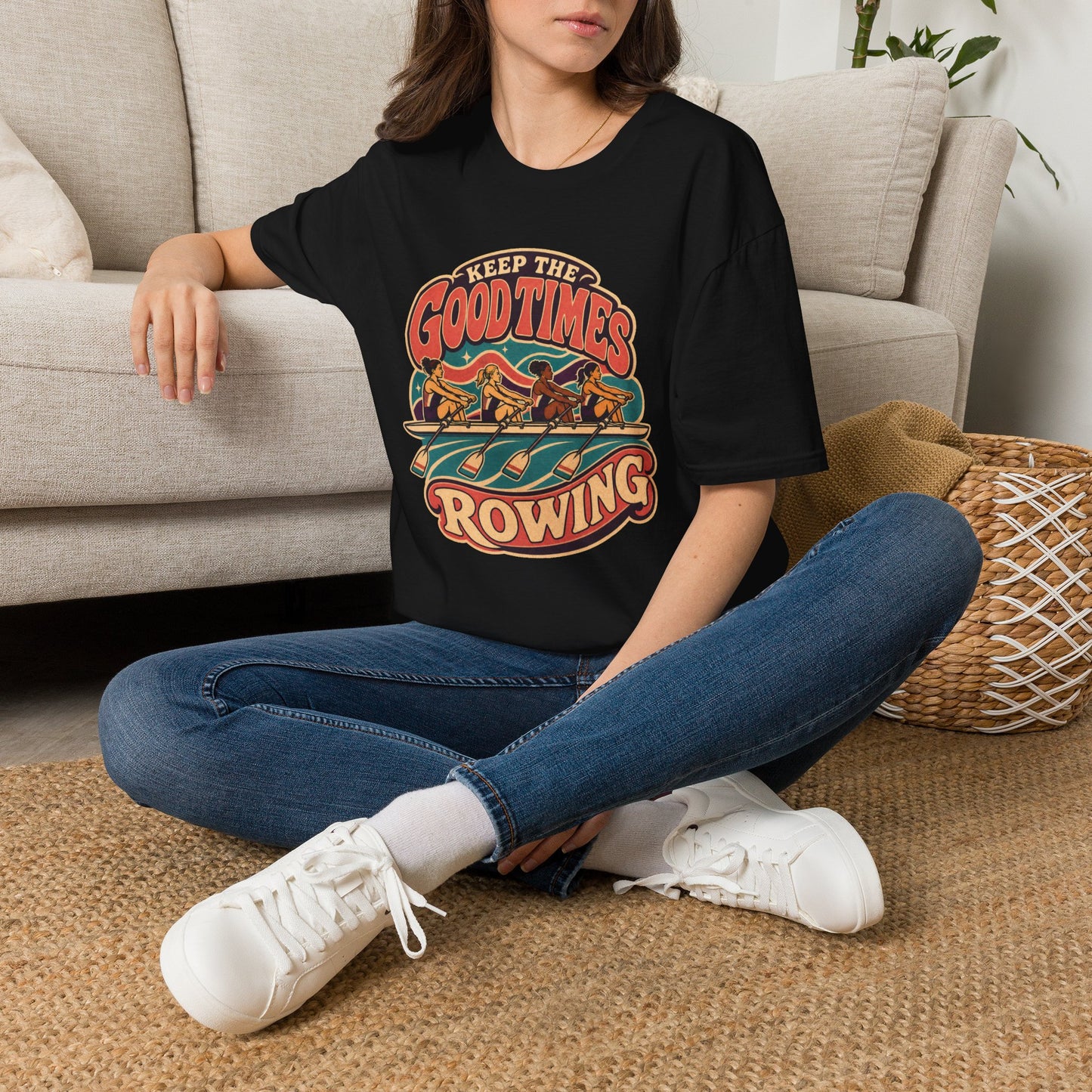 Keep The Good Times Rowing | Premium Rowing Tee